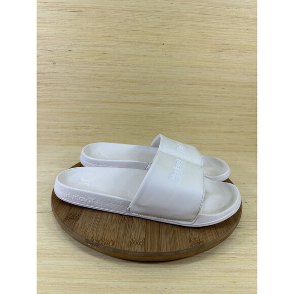 Hurley White Logo Sandal Slides Mens Size 12 - Picture 3 of 7